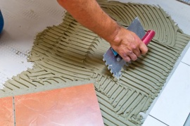 Применение плиточного клея