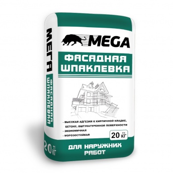 мега фасадная шпаклевка